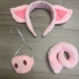 Pink piggy accessories costume